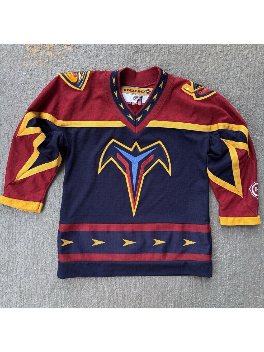 Vintage Atlanta Thrashers NHL Hockey Koho Air-knit Jersey YOUTH Small/ Medium